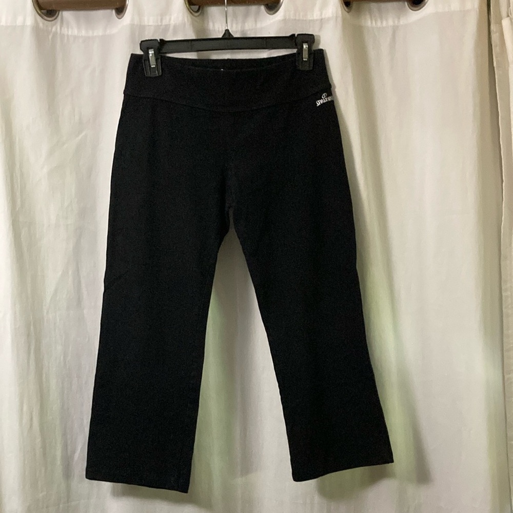 Spalding black capri leggings